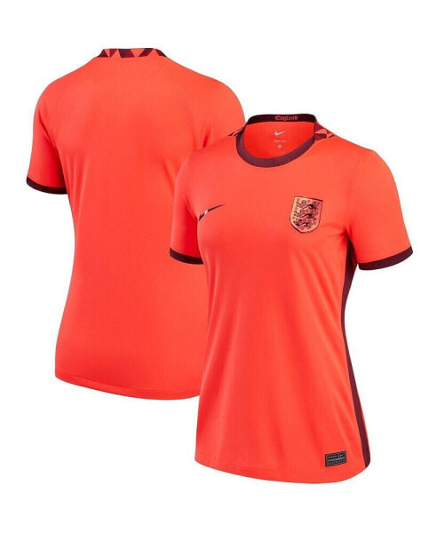 Футболка Nike женская красная сборная Англии 2022/23 (выездная, копия)