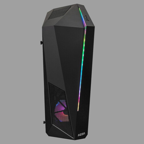 AZZA Thor 320 DH - Midi Tower - PC - Black - ATX - micro ATX - Steel - Tempered glass - Gaming