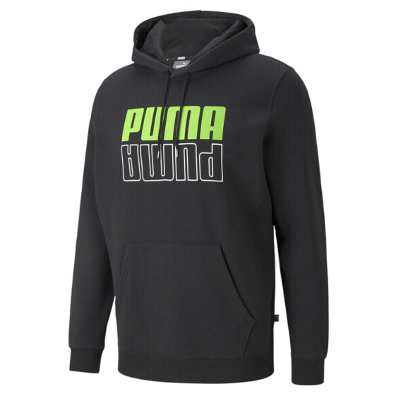 Puma Power Logo Pullover Hoodie Mens Size M Casual Outerwear 58940951