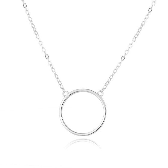 Minimalist silver necklace AGS1163 / 47