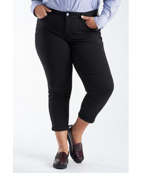 Plus Size Color Boyfriend Pants