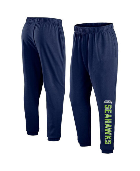 Men's College Navy Seattle Seahawks Chop Block Fleece Sweatpants