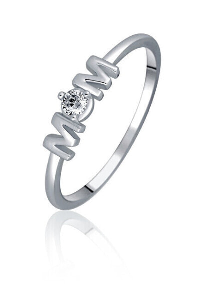 Beautiful silver ring with zircon MOM SVLR0984X61BI