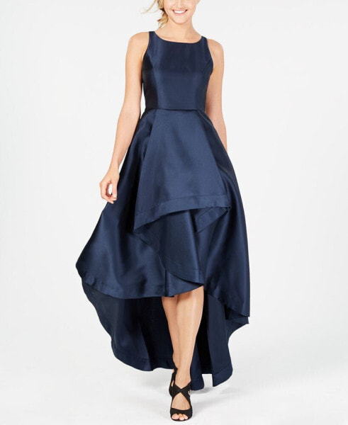 High-Low Mikado Gown