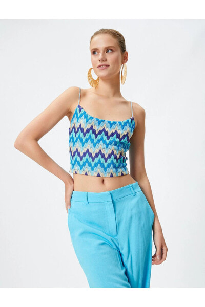 Топ Koton Cropped ThinStrap Atlet