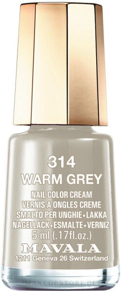 Nagellack - Mavala Mini Color 314 - Warm Grey