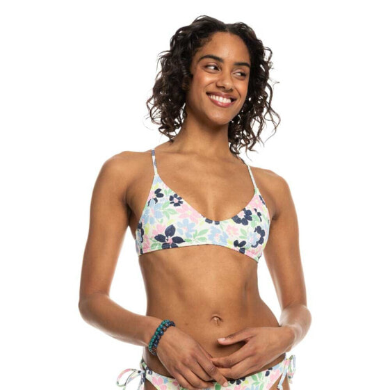 Roxy Wild Floral Strappy Bikini Top