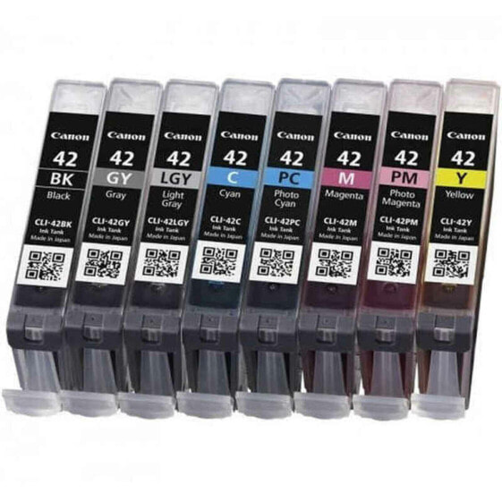 Original Ink Cartridge Canon CLI-42 BK/C/M/Y/PM/PC/GY/LGY Multicolour