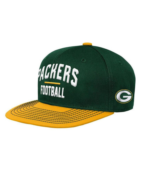 Preschool Boys Green Green Bay Packers Lock Up Snapback Hat