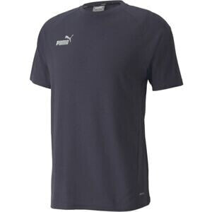 Puma TEAMFINAL CASUALS TEE Pánské Triko, Tmavě Modrá, Velikost XL