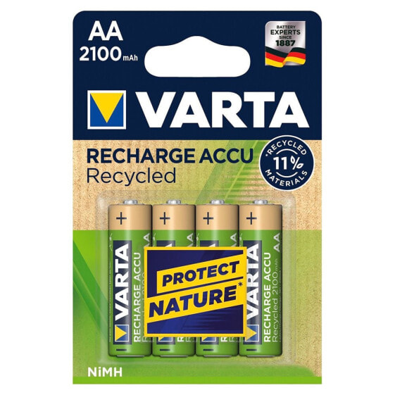 VARTA Recycled 2100mAh AA Mignon Batteries