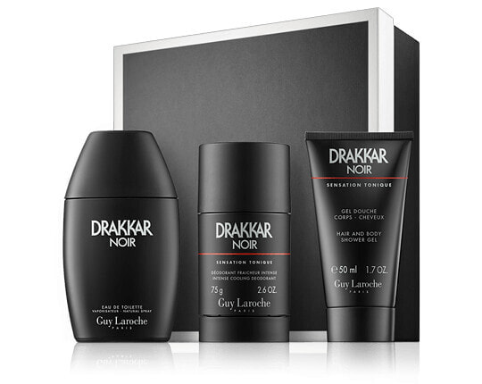 Guy Laroche Drakkar Noir 50 ml EdT Set mit Deodorant Stick