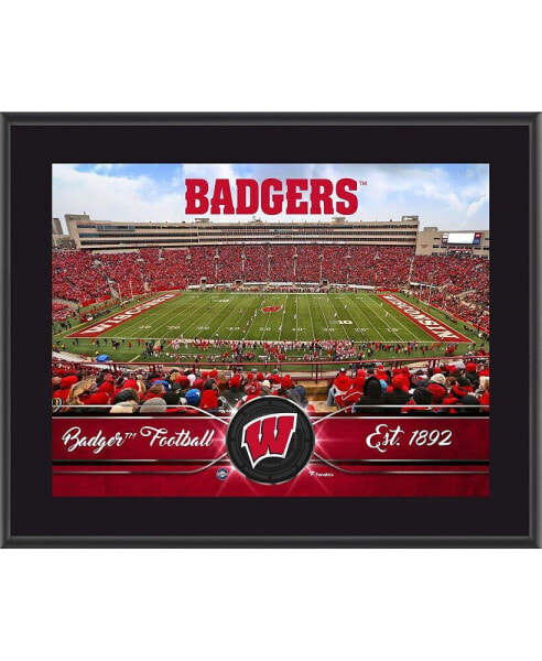 Wisconsin Badgers 10.5" x 13" Sublimated Team Plaque