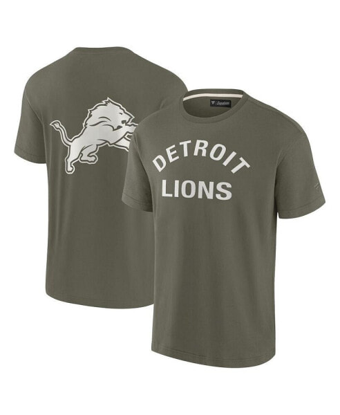 Men's and Women's Olive Detroit Lions Elements Super Soft Short Sleeve T-Shirt