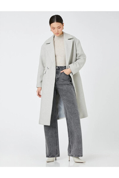 Пальто Koton Double-Breasted  Coat
