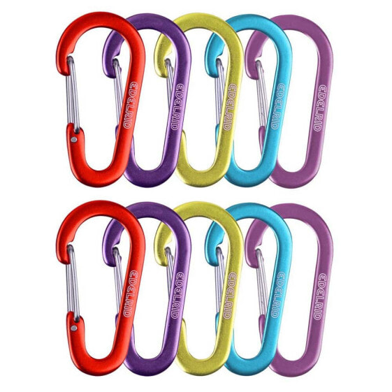 EDELRID Micro 3 Farbig Snap Hook 10 Units