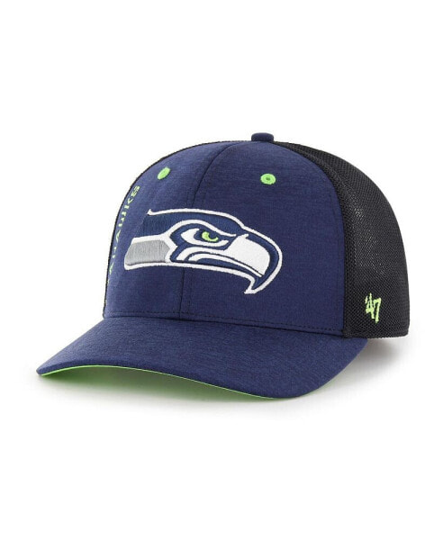 Бейсболка-кепка Flex Hat 47 Brand Seattle Seahawks Pixelation Trophy для мужчин