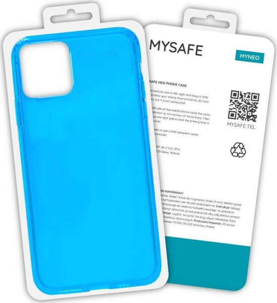 Mysafe MYSAFE ETUI NEO IPHONE 13 PRO MAX NIEBIESKI PUDEŁKO