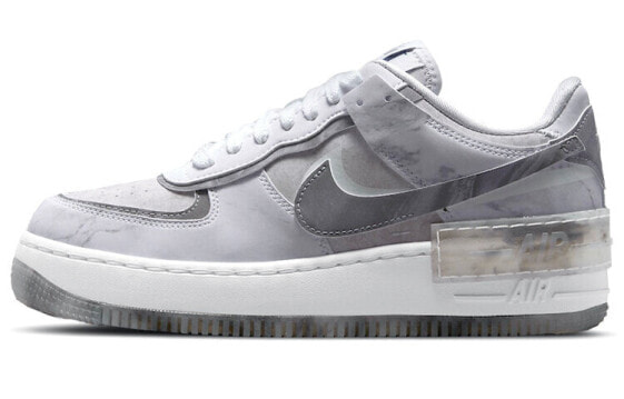 Кроссовки Nike Air Force 1 Low Shadow "Goddess of Victory" - бело-голубой, женские