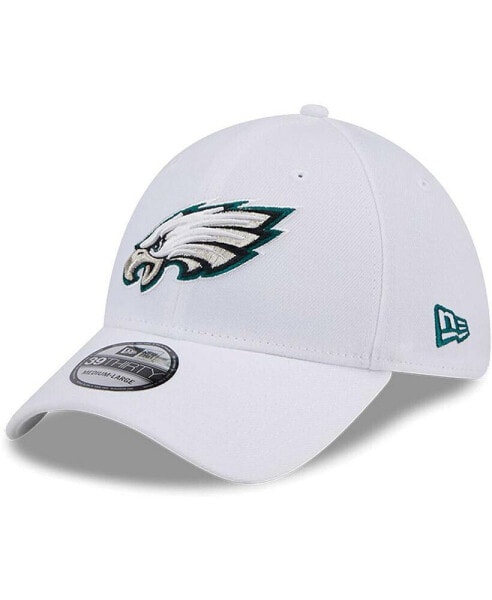 Men's White Philadelphia Eagles Main 39Thirty Flex Hat