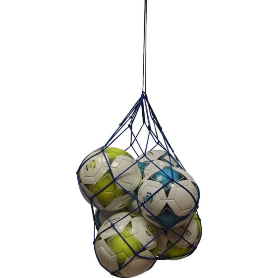 Спортивная сумка SPORTI FRANCE Carrying Net Ball Bag - синяя, для 5/6 мячей