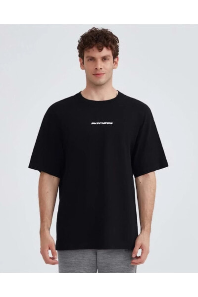 M Graphic Tee Oversize T-shirt S232404- Erkek Tişört Siyah