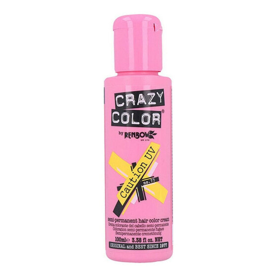 Краска полуперманентная Caution Crazy Color Nº 77 Жёлтый 100 мл