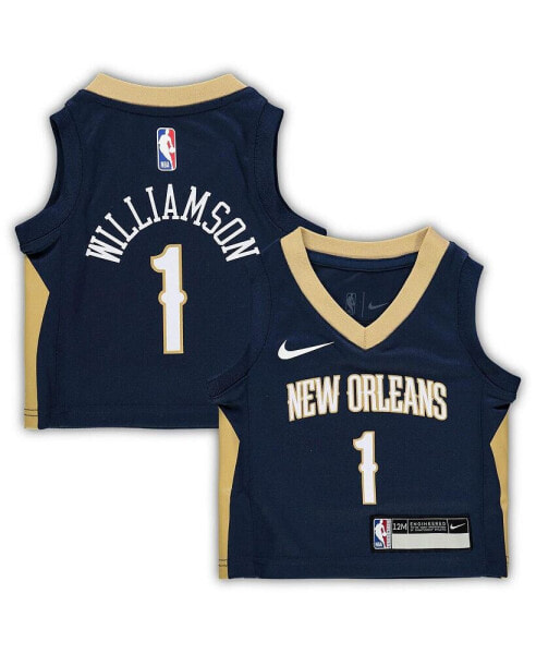 Футболка для малышей Nike Zion Williamson New Orleans Pelicans Icon Replica