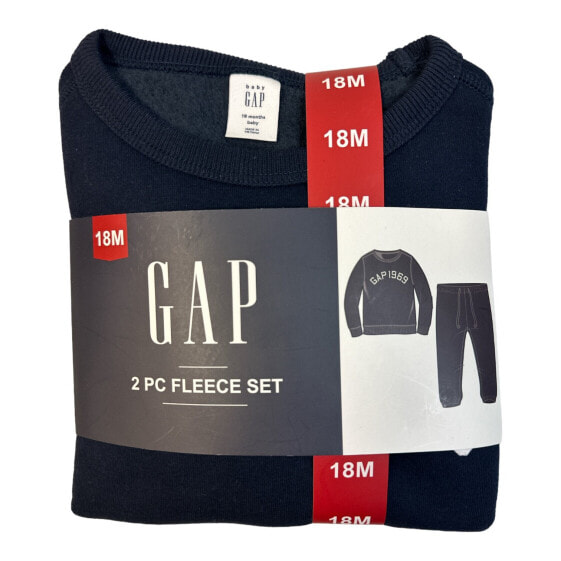 GAP Boy's Toddler 2-Piece Long Sleeve & Jogger Pant Fleece Set