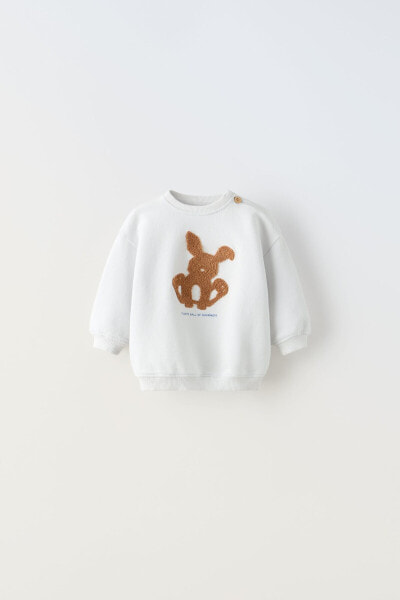 Terry rabbit sweatshirt