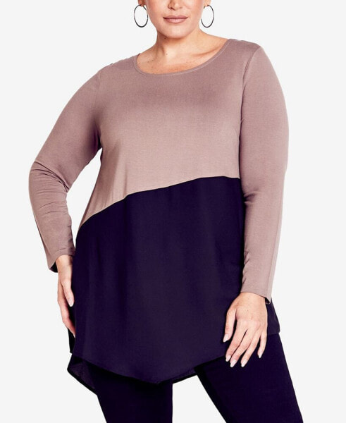 Plus Size Carla Round Neck Top