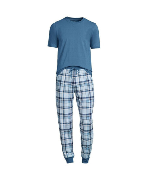 Men's Knit Jersey Pajama Sleep Set