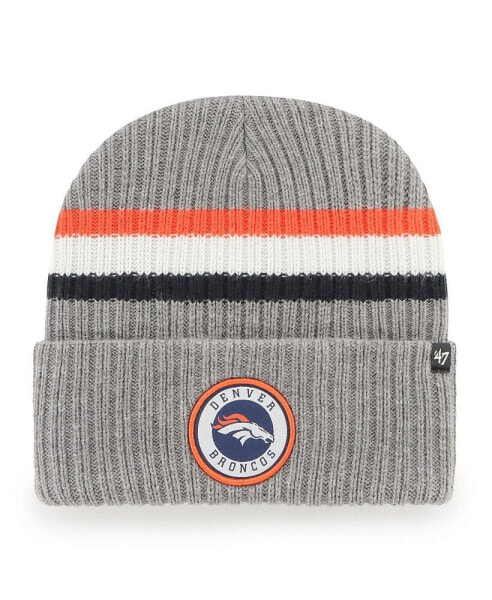 Men's Gray Denver Broncos Highline Cuffed Knit Hat