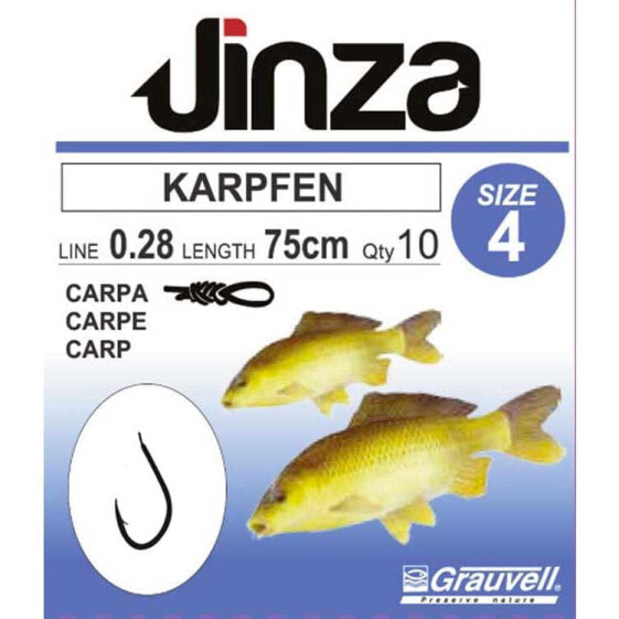Крючок рыболовный TITAN Karpfen 2 размер, 0,35 мм