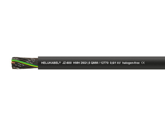 Helukabel JZ-600 HMH - Low voltage cable - Black - Polyvinyl chloride (PVC) - Polyvinyl chloride (PVC) - Cooper - -15 - 70 °C