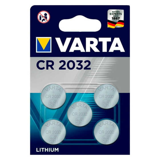 VARTA CR2032 Button Battery 5 Units