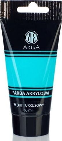 Astra Farba akrylowa ASTRA Artea tuba 60ml - błękit turkusowy Astra