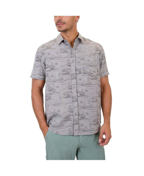 Men's One-Pocket Sun Protection Button Down Shirt