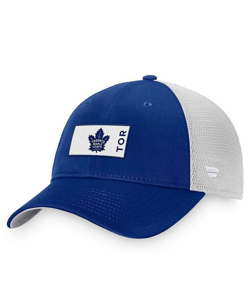 Men's Blue Toronto Maple Leafs Authentic Pro Rink Trucker Snapback Hat
