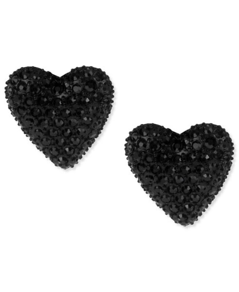 Серьги Betsey Johnson Black Heart