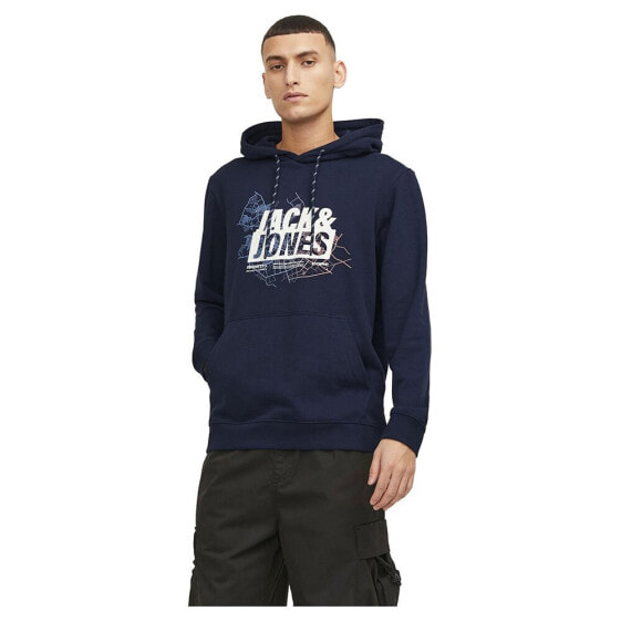 JACK & JONES Map Logo Hoodie