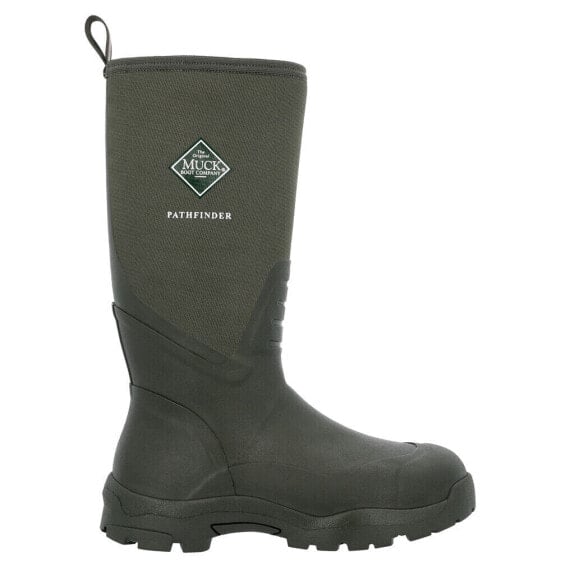 Muck Boot Pathfinder Tall Round Toe Pull On Mens Green Casual Boots MPFM300