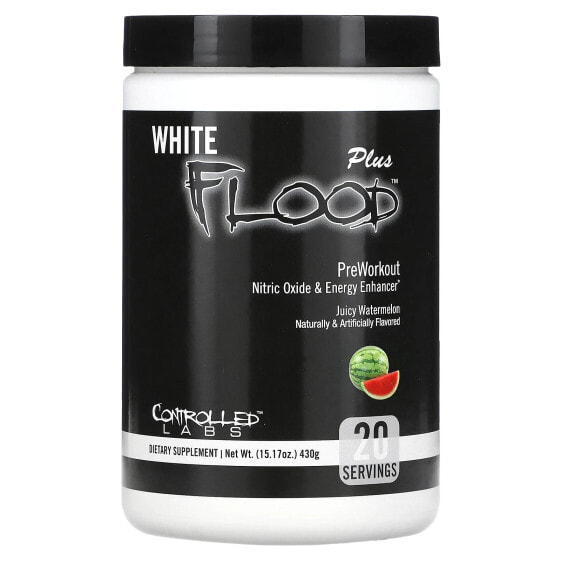 White Flood Plus, Preworkout, Juicy Watermelon, 15.17 oz (430 g)