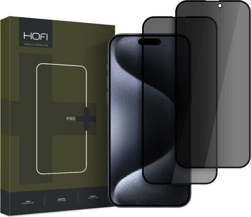 Hofi SZKŁO PRYWATYZUJĄCE HOFI ANTI SPY GLASS PRO+ 2-PACK IPHONE 16 PRIVACY