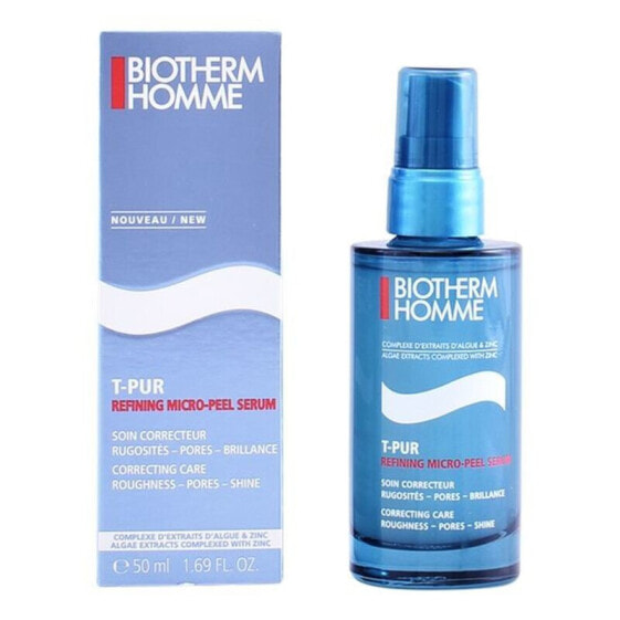 Biotherm Homme T-Pur Refining Micro-Peel Serum Очищающая сыворотка микропилинг для лица 50 мл