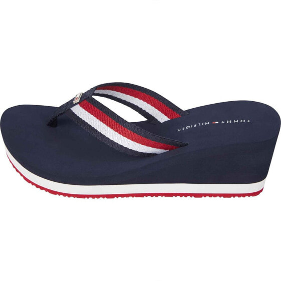 Шлепанцы женские Tommy Hilfiger Corporate Wedge Beach