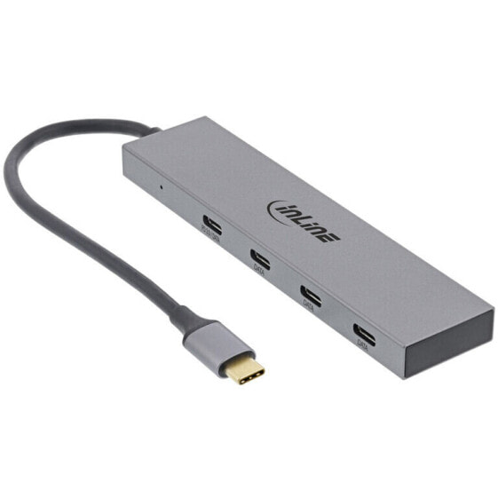 InLine USB-C-Hub, USB 3.2, 4x USB-Typ-C