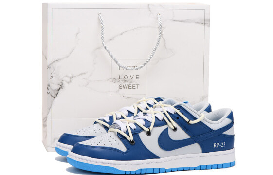 【定制球鞋】 Nike Dunk Low Retro 情人节主题 礼物 vibe风 解构 高街 低帮 板鞋 男款 蓝色 / Кроссовки Nike Dunk Low DV0831-001