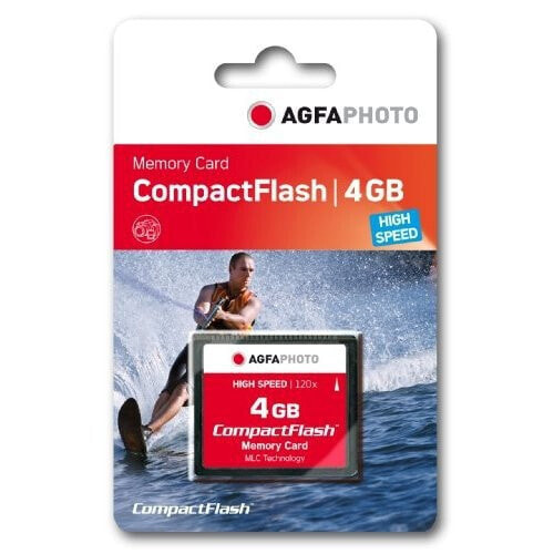 AgfaPhoto Compact Flash - 4GB - 4 GB - CompactFlash - Black