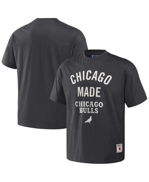 Men's NBA x Anthracite Chicago Bulls Heavyweight Oversized T-shirt